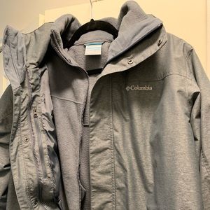 Men’s gray Columbia jacket